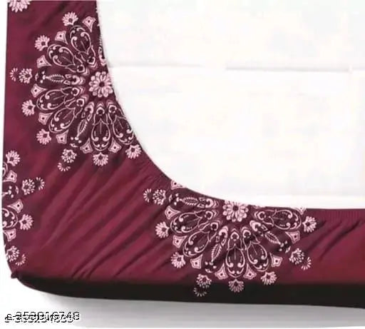 360* Elastic Fitted 240TC Cotton Feel Double Bedsheets For king Size Bed With King Jumbo Size Pillow Covers Hurry