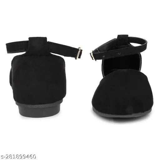 Black velvet women's trendy ankle bellies, adjustable strap platform sandals for casual to formal occasions