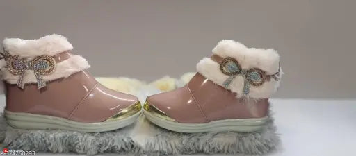 Vibrant synthetic leather butterfly-adorned shoes for girls party wear, zip fastening