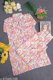 Women's printed cord-set, polycotton round neck top & bottom sets for ladies and girls