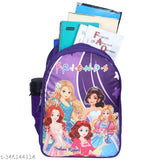 Purple waterproof polyester trolley bag, 16 inches x 30 L, suitable for school kids. Durable Indian Riders Bee Gorgeous design with adjustable straps and spacious interior
