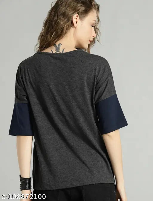 Colorblocked cotton crop tops for women and girls, elevate daily style with versatile mix-and-match options