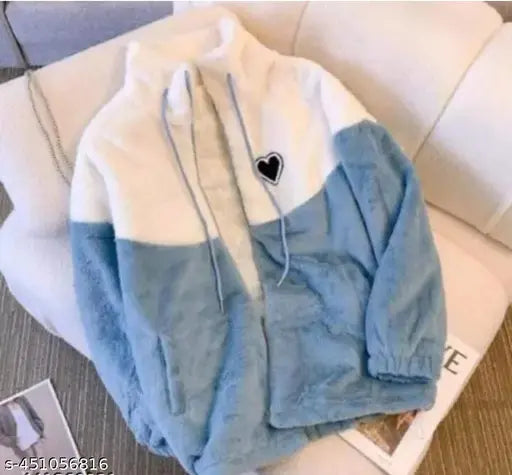 Stylish, elegant wool waistcoat for women, colorblocked design on mannequin