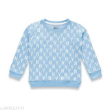 Unisex Casual Cotton Blue Sweatshirt