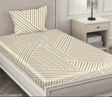 Real dream 300 TC striped cotton fitted bedsheet pack of 11, elastic design keeps sheets in place for adult use during summer, made in India