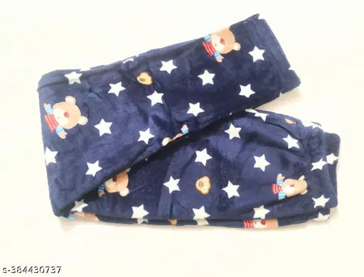Soft fleece girl's sleepwear, random color pattern