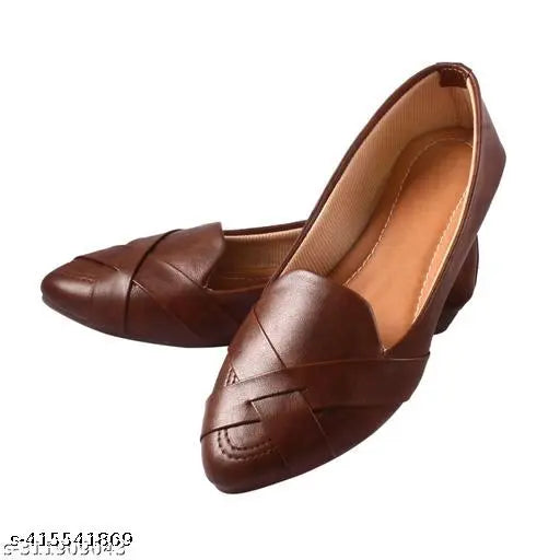 Synthetic leather Lofer cross patti, TPR sole, closed back net footwear for women, India-made, size IND-4 to IND-9