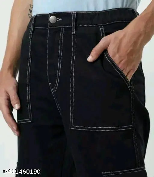 Men's six pocket jean shorts