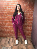 Soft pink velvet tracksuit set, super soft lycra import from India