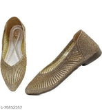 Synthetic leather trendy fashion belly for women, comfortable slip-on in various sizes (IND-3, IND-4, IND-5, IND-6, IND-7, IND-8, IND-9), made in India