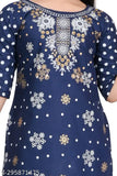 Stylish kids Rayon kurta Palazzo set with printed A-line tops and three-quarter sleeves, India-made clothing for children aged 3-12 years