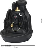 Resin Adiyogi Shiva & Kamal Ganesh idol with 20 backflow cones - Indian handicraft home showpiece