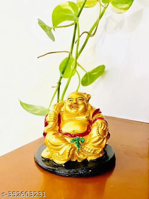 Handcrafted polyresin Buddha statue, symbol of positivity for home decor & gifting