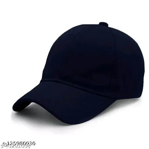 Cotton baseball cap set, trending sports style for unisex - solid pattern, Indian origin