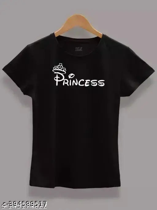 Elevajet Women's Half Sleeve Cotton T-Shirt (Pack 1), Slim Fit, Floral Printed Design, India Origin