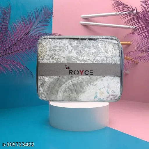 Cotton double size Royce Ultrasonic comforter, ultra-soft microfiber filling, durable ultrasonic stitching
