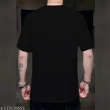 Stylish Marshmello printed cotton blend unisex half sleeves t-shirt, round neck, premium casual wear