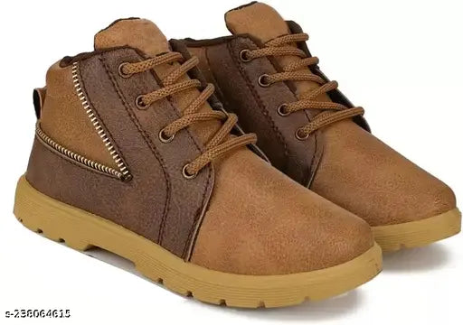 Brown leather casual shoes, lightweight sole, high quality material