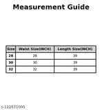 White denim slim fit jeans for men, stretchable and comfortable, machine washable, mid-rise, with two front and back pockets, size options available - 28", 30", 32