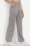Grey cargo pants with four pockets