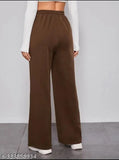 Dori brown elasticated joggers women's casual wear