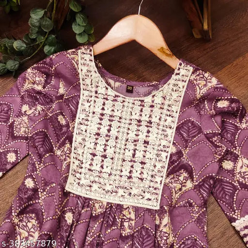 Printed cotton kurta and trouser set with dupatta for kids, 4-14 years, Indian ethnic wear