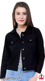 Cotton blend denim jacket combo pack for women & girls (trendy, self-design net pattern, 3/4 sleeves)