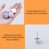 AvonWellness duvet clips with non-slip cover, quilt fixing pins for bed sheets and mattresses, stylish pin holder in soft fabric material, set of 8 clips for bed covers, safety pins included