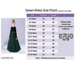Embellished net three-quarter sleeve Funkey Star Gown, multi-colored Diwali dress for girls aged 4-16 years, Indian origin