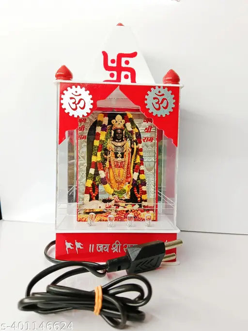 Marble Rama Ayodhya Statue, Shri Ram Idol for Temple Home Decor, 3.5x3.5x7 inch, Hindu Artwork from India