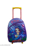 Waterproof polyester school trolley bag (30L, 16 inch), multicolor. Queen pink backpack with durable construction and adjustable shoulder straps. Perfect for children's books and school supplies