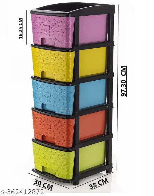 Multi-colored storage organizer system for clothes, toys, books, files, and shoes