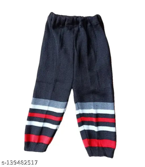 Woolen striped sweater for boys, warm and soft with long sleeves, premium quality yarn, 6-24 months