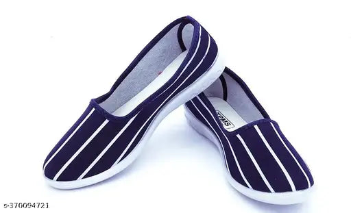 Textured canvas ballet flats (Ind-5, Ind-6, Ind-7, Ind-8) - women's globally popular Globe Peck 1 with Velcro fastening