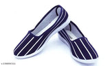 Textured canvas ballet flats (Ind-5, Ind-6, Ind-7, Ind-8) - women's globally popular Globe Peck 1 with Velcro fastening