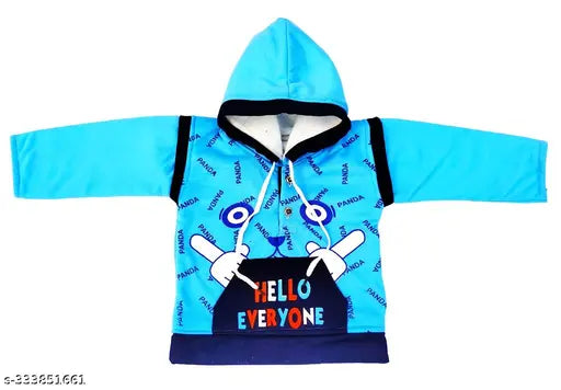Newborn Baby Boys & Baby Girls Winter Wear Hoody And pajama Pant Combo Pack Of - 1