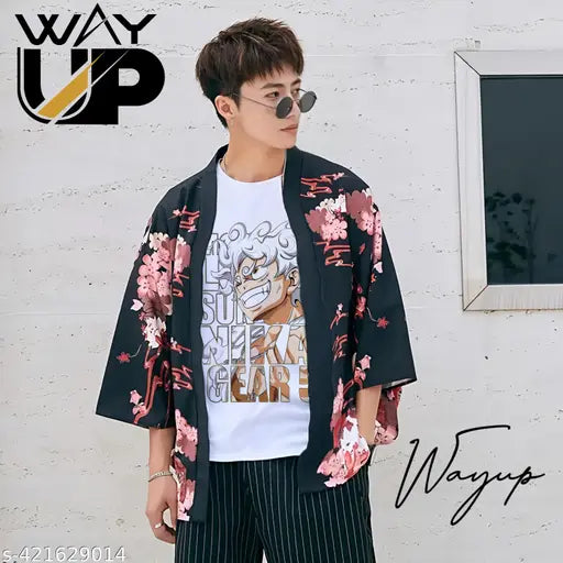 Anime lover round neck kids T-shirt, printed with LUFFY One Piece design, polycotton material, short sleeves, available in XS, S, M, L, XL