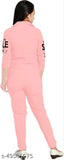 Pink dress with black trim, long sleeves, available for 45, 56, 67 years