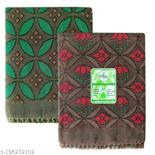 Trendy polycotton floral blanket, ideal for AC room decor (Single Pack of 2, 150x231 cm)