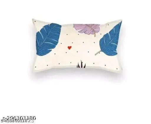 Glace-Cotton single bed sheet with pillow cover, soft & superior quality 100% cotton blend - summer-ready, anti-bacterial, machine washable