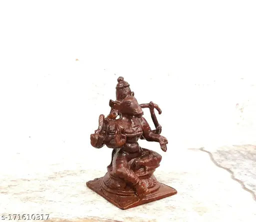 Copper Idols India - by Searchers Paradise ,1.5 inches, Handmade Goddess Varahi, 40 Gram , Patina Antique Finish , Pack of 1 Piece