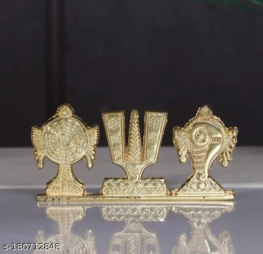 Gold metal religious icon display stand