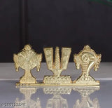 Gold metal religious icon display stand