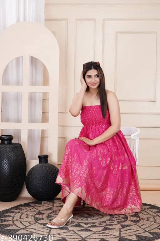 Printed rayon woman's skirt from India, size 28 with waist 28in, length 39in, hip 55in