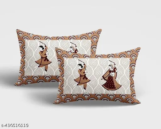 Rajasthani Jaipuri cotton printed bedsheet & pillow cover, vibrant summer floral pattern on double queen size bedding, Indian craftsmanship