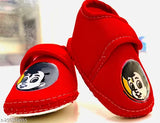 Cotton and Eva printed net baby booties set (3 pairs) - ideal for newborn babies' activities, suitable for 0-12 months