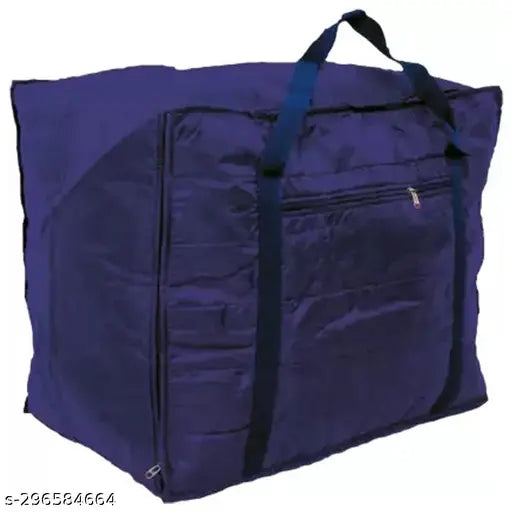 Multifunctional peafowl blanket cover, doubles as a saree bag and household storage bag