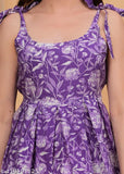 Trendy printed cotton sleeveless kurta for women, vibrant design for festive wear, XS-XL sizes available, made in India