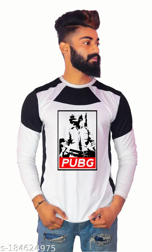 Pubg Winner Winner Chicken Dinner cotton blend long sleeve t-shirt, printed gaming motif on front