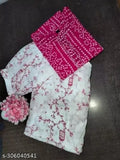 Rayon straight kurti with white printed net sharara palazzo, hand wash only, India
